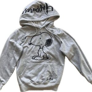 Peanuts Light Gray Snoopy Pullover